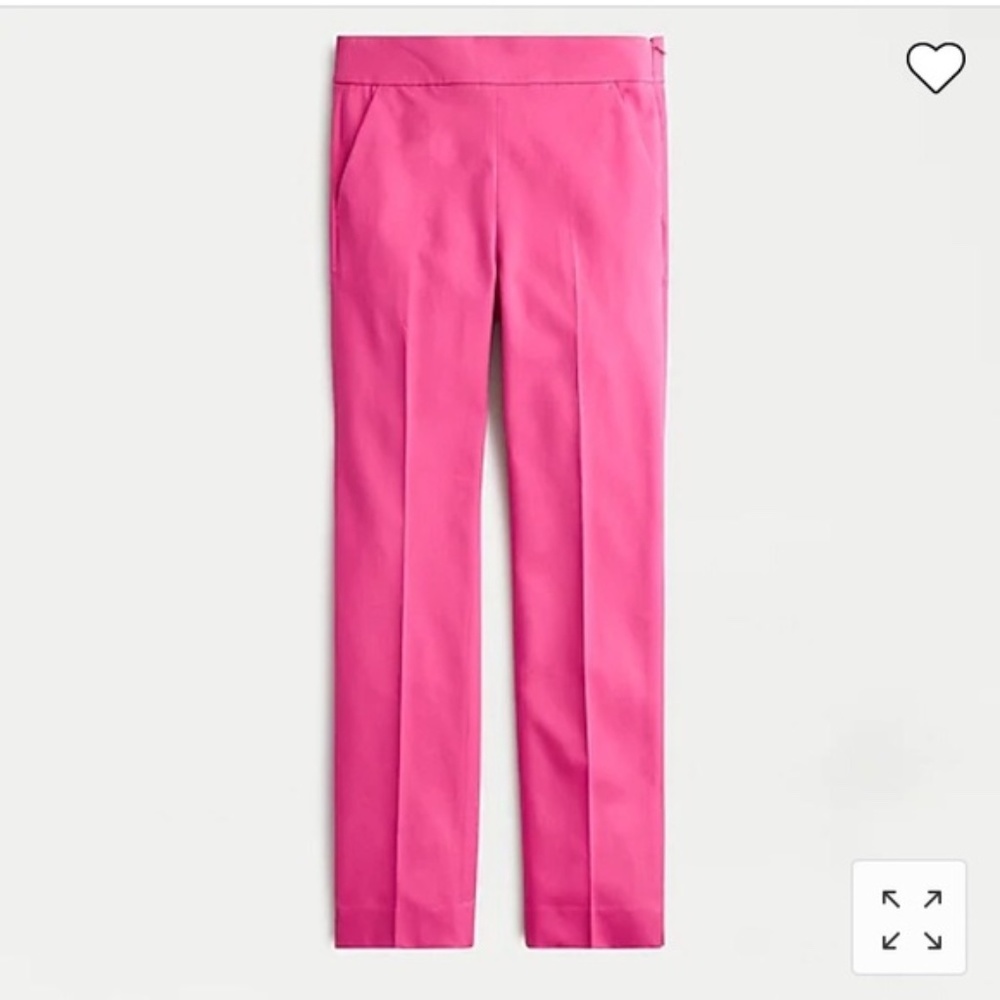 BNWOT! J.Crew Remi Stretch Dress Pant in Soft Fuchsia, Size 14